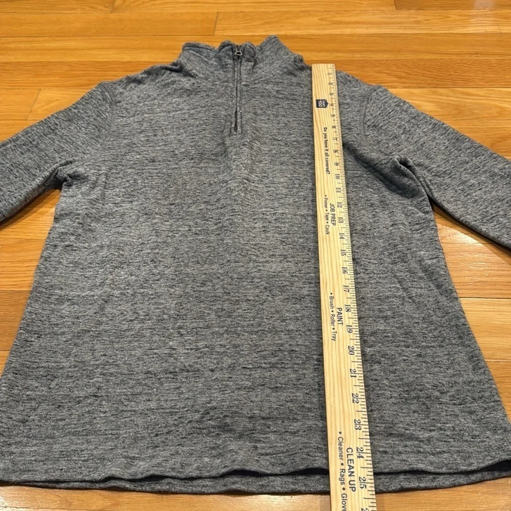 J . Crew men’s quarter zip pull over size small .